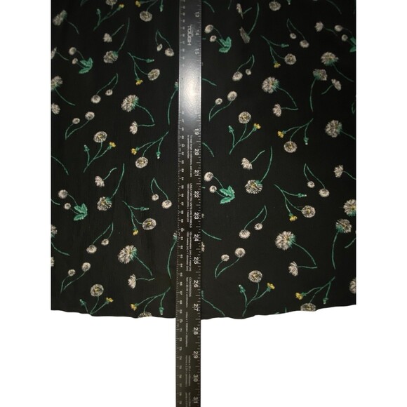 Torrid Black Floral Eyelet Lace Inset Babydoll Top Size 2 (18/20 2X) 3/4 Sleeve - Picture 9 of 11